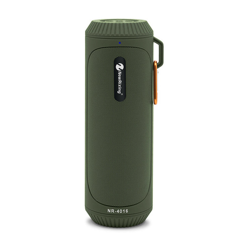 NewRixing Portable Wireless bluetooth Speaker Flashlight FM Radio TF Card Handsfree Stereo Outdoors Waterproof Speaker
