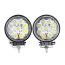 27W 9 LED Flood/Spot Beam Round Work Light Bar Ultra Thin Motorcycle Offroad Lamp Car Truck ATV