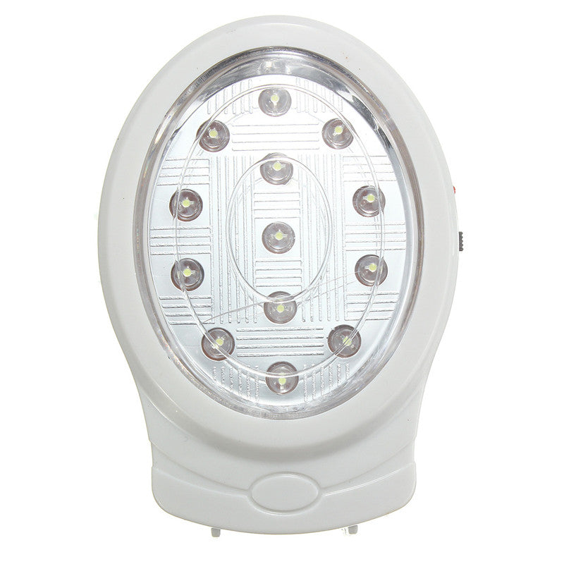 13 LED Rechargeable Wall Emergency Night Light Power Automatic Lamp Bulb 110-240V