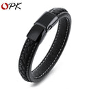 Personality Simple And Versatile Casual Student Style Men's Leather Bracelet