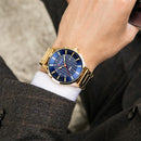 CURREN 8316 Waterproof Business Style Men Wrist Watch Calendar Quartz Watches
