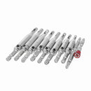 Drillpro 11Pcs 5/64 to 1/4 Inch Self Centering Drill Bit Hinge Tapper Core Drill Bit Set Magnetic Ring Screwdriver Bits for Woodworking Adjustable Door Window