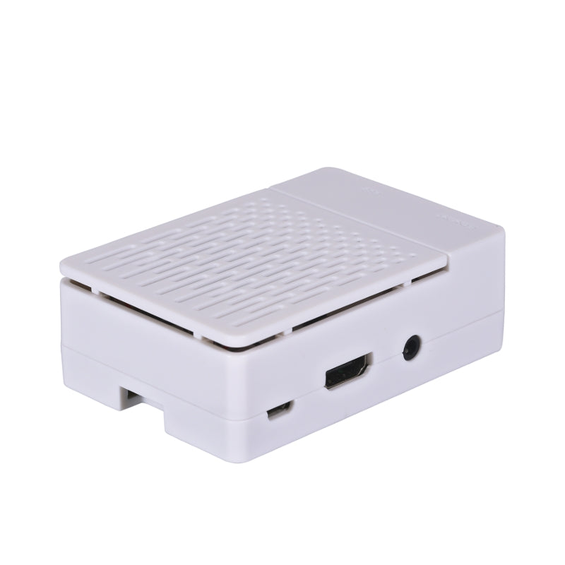 Black/White Assembled Exclouse Case + Quiet Cooling Fan + Heatsink Support GPIO or Camera