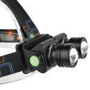 XANES 2602 1200LM 2T6 Led Bicycle Headlamp Telescopic Zoom Running Camping Adjustable 4 Modes