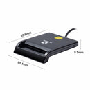 Zoweetek EMV USB Smart Card Reader CAC Common Access Card Reader ISO 7816 for SIM/ATM/IC/ID Card