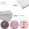 24x83 Inch 2pcs DIY Anti Mosquito Pest Window Curtain Net Mesh Door Sheer Curtain Protector