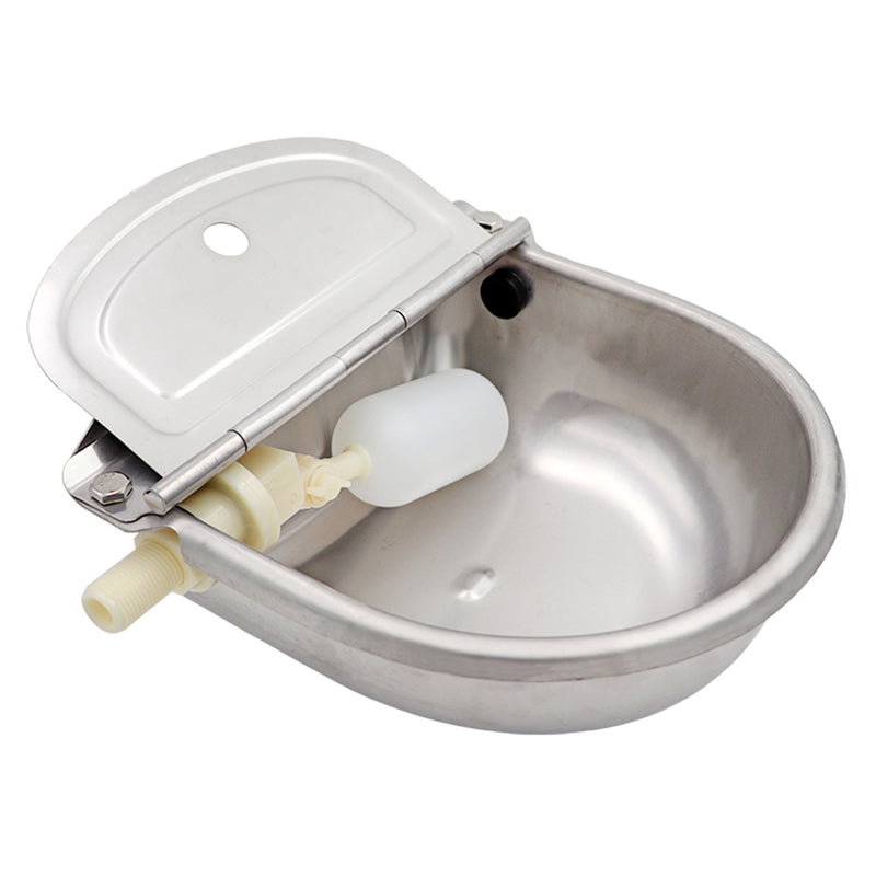 304 Stainless Steel Automatic Drinking Bowl Water Floating Ball Cow Cattle Dog Pig Horse Chicken Pet