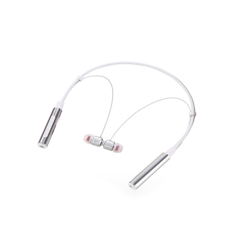 BINAI B22 Double Magnetic Adsorption Wireless bluetooth Earphone Sports Neckband Headphone with Mic