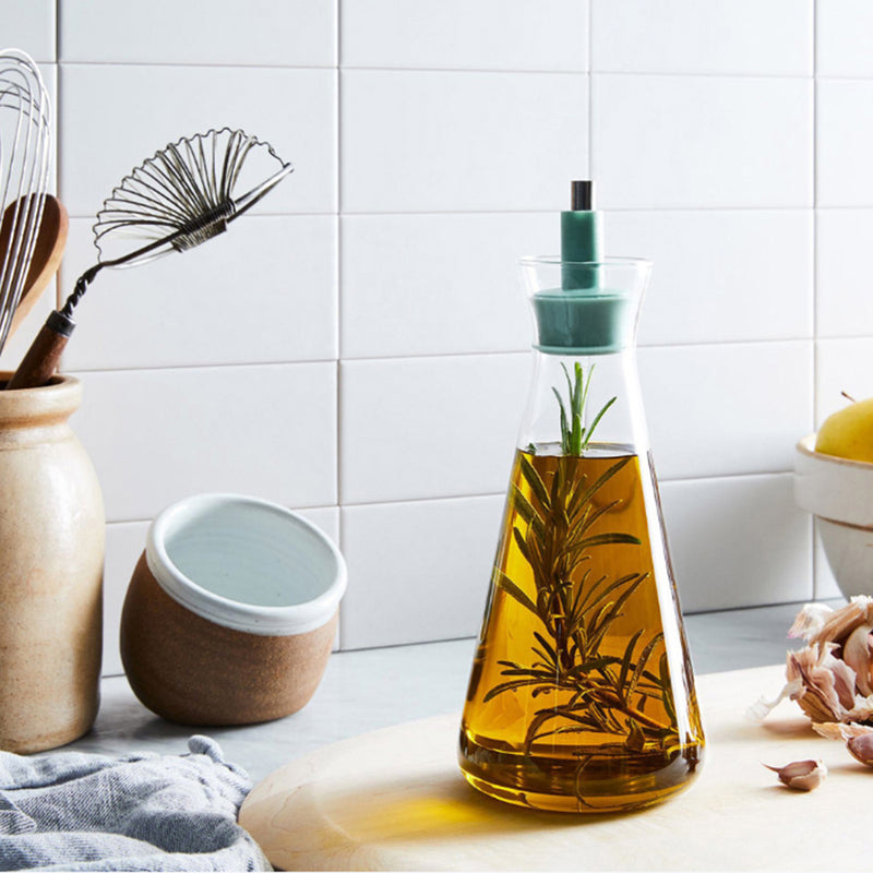 BergHoff Multifunction Glass Oil Can Pot Bottles Vinegar Sauce Cruet Container Kitchen Flavouring Tool