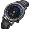 TOMORO TMR1018 Creative Dial Fashion Leather Strap Men Quartz Watch