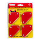 4pcs Mini Triangle Soldering Positioner 9Lb Fixed Angle Magnetic Welding Locator Tool