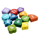 Wooden Clock Shape Sorting Preschool Puzzle Blocks Toddler Kids Educational Toys