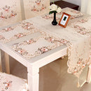 Four Sizes Classical Embroidery Flower Table Runnr Desk Mat Wedding Party Home Decor