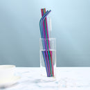 B51135 Stainless Steel Metal Drinking Straw Reusable Straws Cleaner Brush Kit