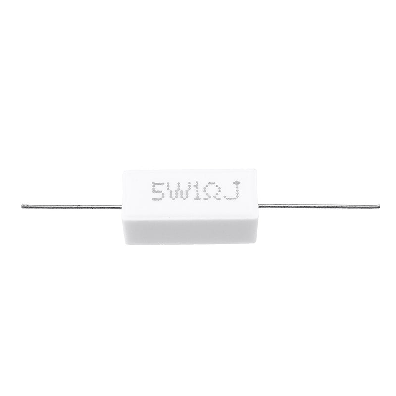 10pcs 5W 1 ohm 1R Ceramic Cement Resistor