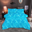 3 PCS Bedding Sets Beach Landscape Printing Quilt Cover Pillowcase For Queen Size