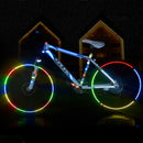 Fluorescent Bike Reflective Stickers MTB Cycling Bicycle Wheel Sticker Tire Strip Decal Motorcycle