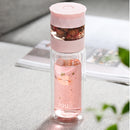 280ml Double Wall Glass Creative Water Tea Separation Bottle Cup Mug Steel Free With Filter