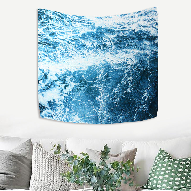 Art Wall Tapestry Ocean Wave Hanging Tapestry Home Room Decorations