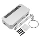 Black/Silver Aluminum Alloy Protective Case Enclosure Box With Screwdriver For Raspberry Pi Zero