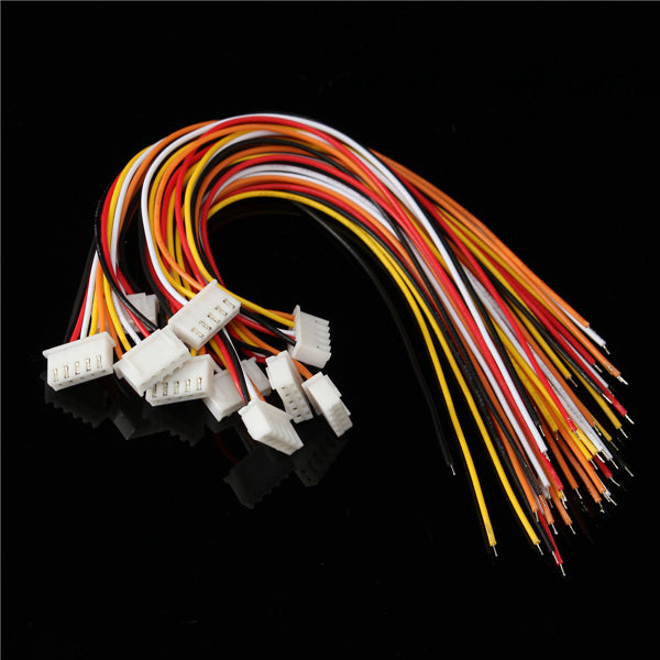 Excellway 4S1P 10pcs Balance Charger PVC Cable Wire Connector Male/Female Plug