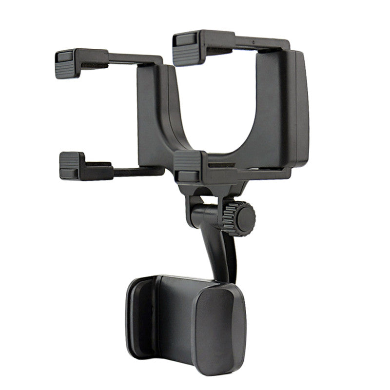 Bakeey Upgraded 360 Degree Rotation Fixed Rearview Mirror Car Mount Holder for Mobile Phone