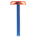 Drillpro 300/400mm Adjustable Angle Woodworking T Ruler Hole Positioning Crossed Marking Gauge Scriber Measuring Tool