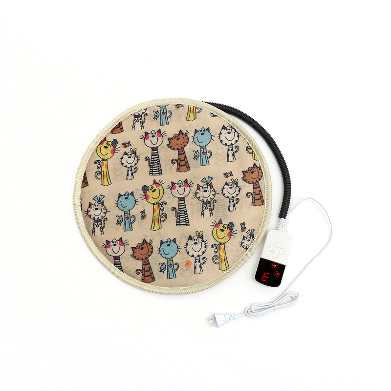 220V Electric Pet Heating Pad Puppy Heated Mat Blanket Dog Cat Whelping Bed Mat