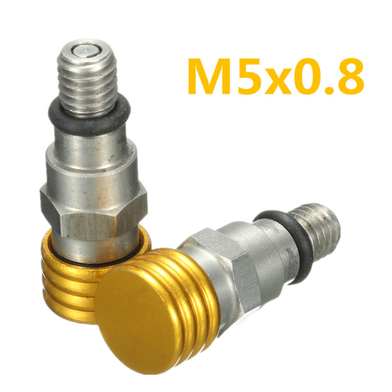 M5x0.8 Motocross Fork Air Bleeder Valves For Showa KAYABA Forks