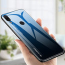 Bakeey Gradient Color Tempered Glass + Soft TPU Back Cover Protective Case for Xiaomi Redmi Note 7 / Note 7 Pro