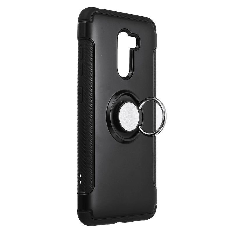 Bakeey Shockproof Ultra Thin Back Cover Protective Case with Ring Holder for Xiaomi Pocophone F1
