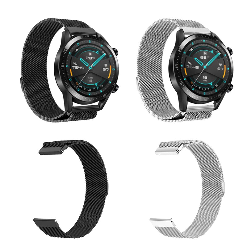 Bakeey 22MM Stainless Steel Magnetic Watch Band For Huawei WATCH GT 2