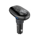 HOCO 3.4A 2 Port LED Didital Display Fast Charging USB Car Bluetooth FM Transmitter Charger For iPhone X XS Huawei P30 Mate 20Pro Xiaomi Mi8 Mi9