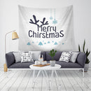 Loskii LWG7 Christmas Tapestry Wall Hanging Santa Print Tapestry Art Home Decor Christmas Decorations For Home