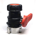 DN50 75mm Coarse Thread/Male Connector Chemical IBC Barrel Ball Valve Switch Fitting Acid and Alkali Resistant High Pressure Faucet Valve Adapter for Garden Backyard Home Villa Outdoor
