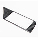Carbon Fiber GPS Navigation Panel Frame Cover Car Stickers For Audi A4 B8 2009-2016