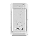 CACAZI 38 Tunes Wireless Cordless Waterproof Doorbell Remote Control Door Bell Chime No Need Battery