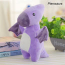 Colorful Cute Dinosaur Doll Stuffed Plush Toy Grab Machine Doll Boys and Girls Gift