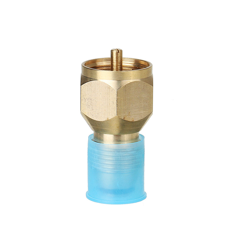 Brass Propane Refill Adapter Lp Gas 1 Lb Cylinder Tank Coupler Heater Camping