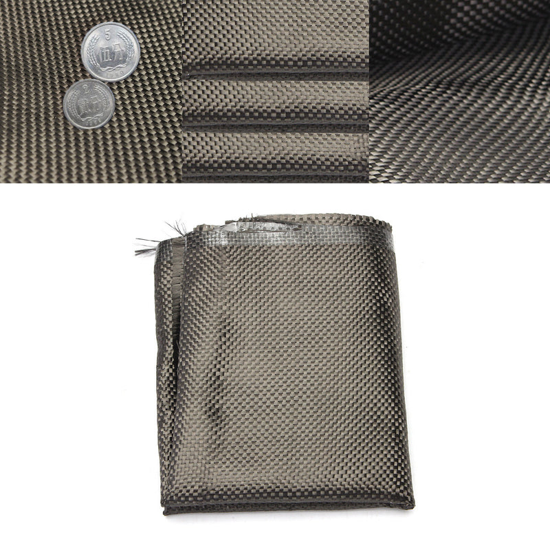 12 Inch Width Carbon Fiber Cloth 3K Twill Plain Fabric Weave Sheet