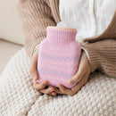 Mrosaa Hot Water Bag Bottle Winter Washable Knitted Cover Student Portable Soft Hot-water Bag Warm Explosion-proof Winter