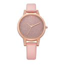 REBIRTH RE018 Rhinestone Elegant Design Women Wrist Watch Rose Gold Case Quartz Watch