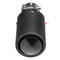 Matte Carbon Fiber Car Exhaust Pipe Tail Muffler Tip LED Light 63mm IN-102mm OUT
