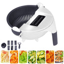 Multifunction Vegetable Cutter Slicer Chopper Peeler Drain Basket Kitchen Tool