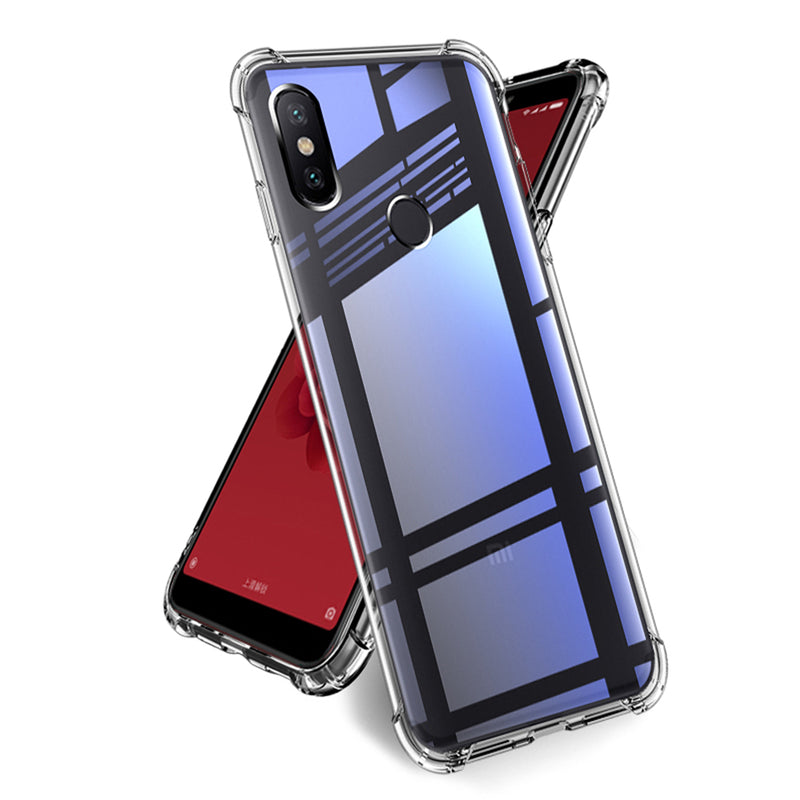 Bakeey Transparent Shockproof Soft TPU Protective Case For Xiaomi Mi A2 Lite / Xiaomi Redmi 6 Pro