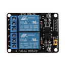 BESTEP 2 Channel 24V Relay Module Low Level Trigger Optocoupler Isolation For Auduino