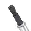 BROPPE CR-V 80mm Adjustable Screwdriver Bit Extension Rod 1/4 Inch Hex Shank Quick Connect