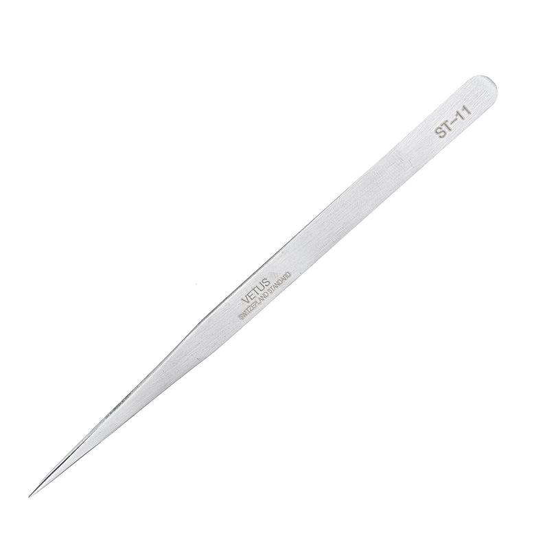 VETUS Stainless Steel Tweezer Repair Hyperfine High Precision Anti Acid Tweezer Eyebrow Tweezer False Eyelash Extension Tool ST10 ST11 ST12 ST13 ST14
