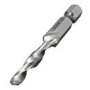 1/4 Inch Hex Shank HSS M4/5/6/8/10 Metric Screw Tap  Combination Drill Tap Bit