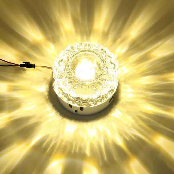 Modern 5W Crystal Ceiling Light Fixture Surface Mounted Pendant Chandelier Lamp for Aisle Hallway